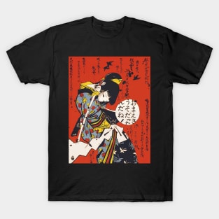 Samurai Kimono Girl T-Shirt